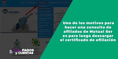 certificados mutual ser|Consulta de Afiliados